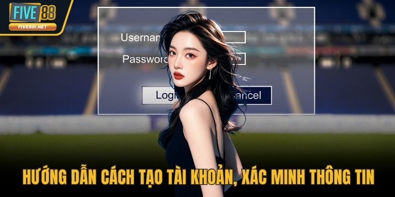 Hướng dẫn cách tạo tài khoản, xác minh thông tin